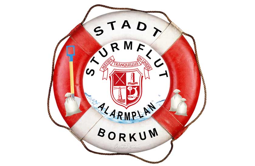 Sturmflutalarmplan Borkum